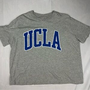 H&M Gray Crop Shirt with Blue UCLA Logo